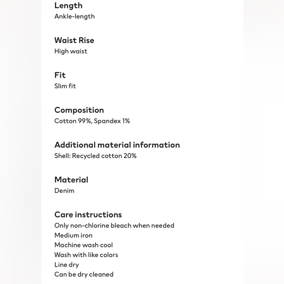 Vintage Slim High Ankle Jean - Picture 4 of 4